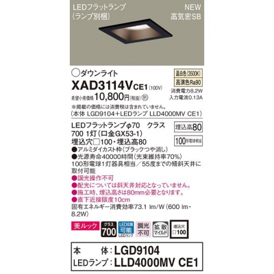 ѥʥ˥å LED饤 100  8H ⵤ̩SB Ȼå XAD3114VCE1