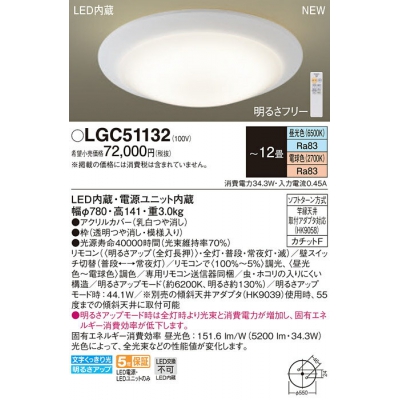 ѥʥ˥å LED󥰥饤 Ĵ(ŵ忧) ⥳ĴĴ 12 LGC51132