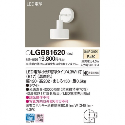 ѥʥ˥å LED֥饱å  ľշ Ǯŵ401 LGB81620