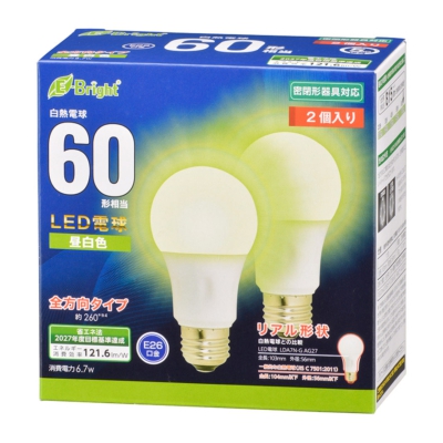 LEDŵ E26 60  2 []06-4353