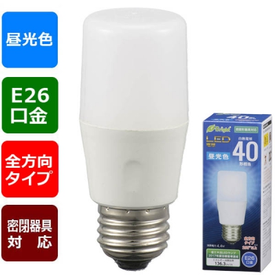 LED電球 > T形タイプ 口金E26-電球・蛍光灯・照明器具の激安販売 - いーでんネット