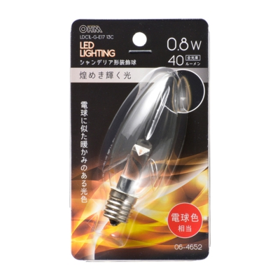 LEDǥꥢ/C32/E17/0.8W/40lm/ꥢŵ忧 []06-4652