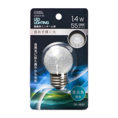 LEDߥ˥ܡ G40/E26/1.4W/55lm/() []06-4681