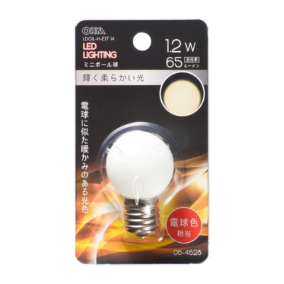 LEDߥ˥ܡ G30/E17/1.2W/65lm/ŵ忧 []06-4628