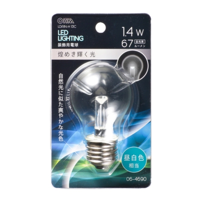 LEDŵ PS/E26/1.4W/67lm/ꥢ []06-4690