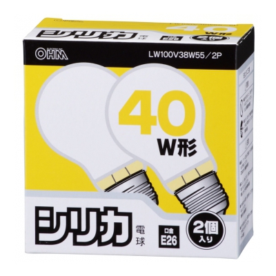 ŵ Ǯŵ E26 40W ꥫ 2 []06-1761 LW100V38W55/2P