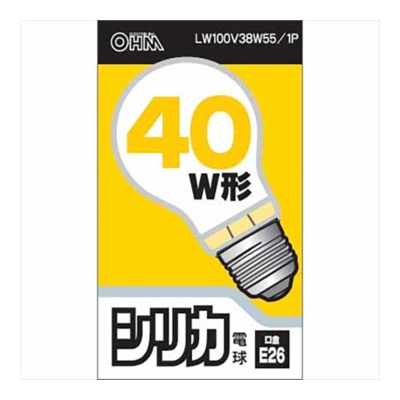 ŵ Ǯŵ E26 40W ꥫ []06-1755 LW100V38W55/1P