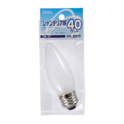 ŵ ǥꥢ 40W E26 ե []04-9815 LB-C3640-F