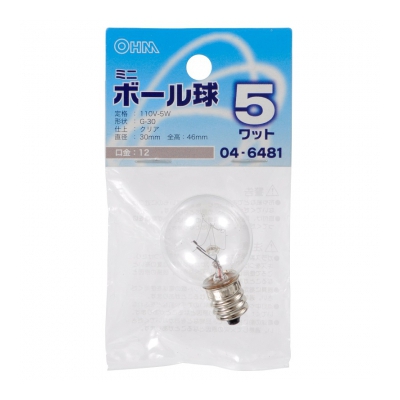 ŵ ߥ˥ܡ G30 E12/5W ꥢ []04-6481 LB-G3205-C