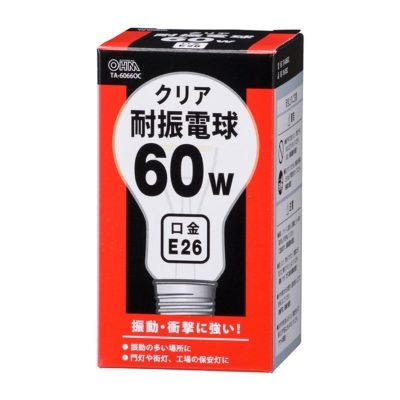 ŵ ѿŵ E26 60W ꥢ []06-0582 TA-60660C