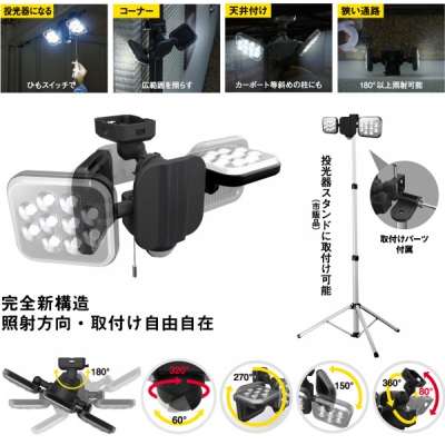 ॵ 饤ƥå12Wx2 LED󥵡饤 2000롼 2000lm LED-AC2024 졼饤    ǥ饤 LED-AC2024 4