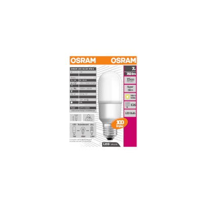 OSRAM LED VALUE STICK LDT7L-VS/E26 2700K VALUE STICK LDT7L-VS/E26