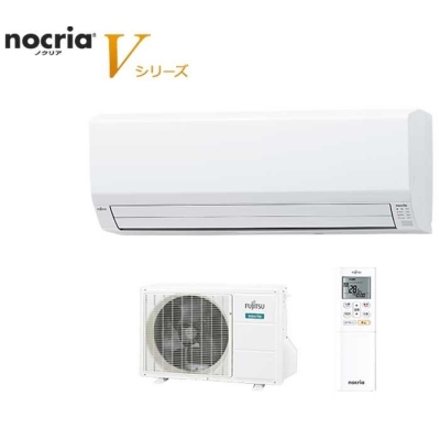 エアコン 高省エネ  熱交換器加熱除菌搭載  ノクリアVシリーズ 冷暖房エアコン 主に8畳 単相100V