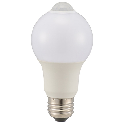 オーム電機 LED電球 E26 60形相当 人感明暗センサー付 電球色 [品番]06-4465 LDA8L-G R51 画像2