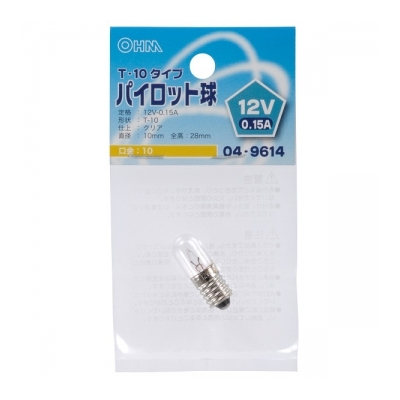 ŵ ѥåȵ T-10 E10/12V-0.15A ꥢ []04-9614 LB-P1112V