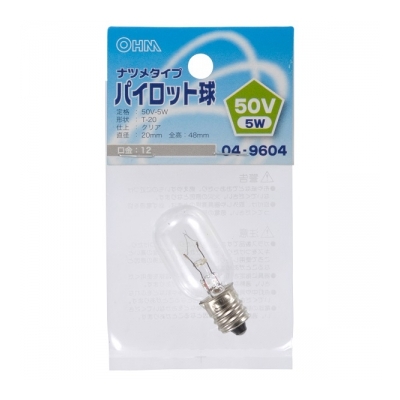 ѥåȵ ʥĥ᥿ E12/50V-5W ꥢ []04-9604