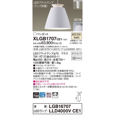 配線ダクト取付型 LED(温白色) ペンダント アルミセードタイプ・拡散タイプ LEDフラットランプ交換型 白熱電球100形1灯器具相当