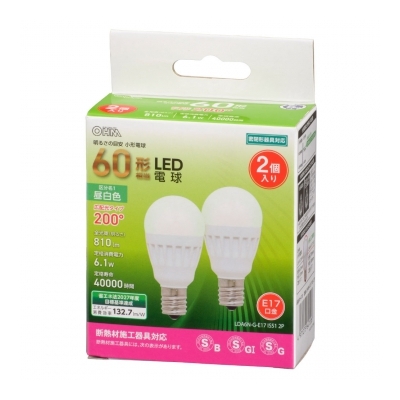LEDŵ  E17 60  2 []06-4720