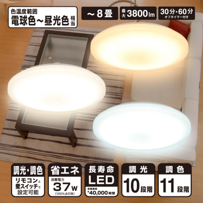 ŵ LED󥰥饤 8 ĴĴ []06-5599 LE-Y37T8G-W1 3