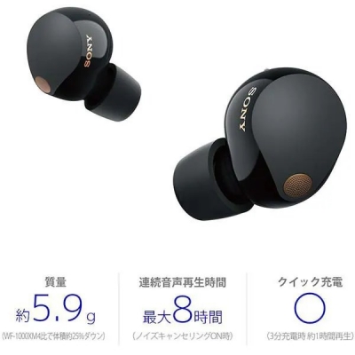 ˡ SONY 磻쥹ۥ Υ󥻥/LDAC/Bluetoothб DSEE Extreme ֥å WF-1000XM5 (B) 3