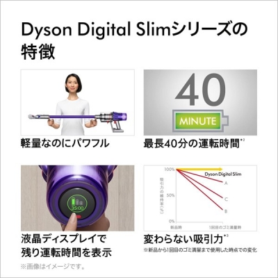  Dyson ݽ ɥ쥹ƥå꡼ʡ Dyson Digital Slim Fluffy   ѡץ/ SV18FF H 2