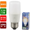 LED電球 T形 E26 40形相当 電球色 [品番]06-3605