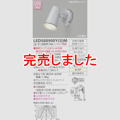  ȥɥݥåȥ饤ON/OFF󥵡() LEDS88900Y(S)M
