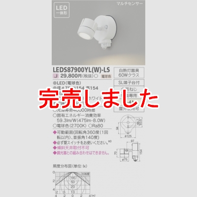  ȥɥݥåȥ饤ȥ󥵡ե LEDS87900YL(W)-LS