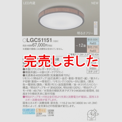 ѥʥ˥å LED󥰥饤 Ĵ(ŵ忧) ⥳ĴĴ 12 LGC51151