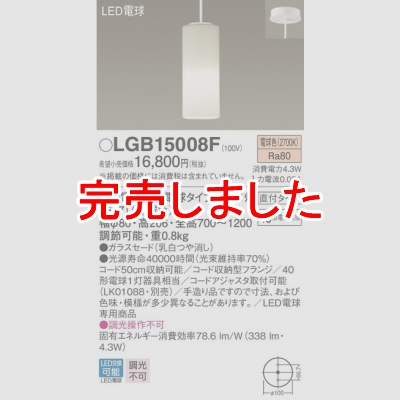 ѥʥ˥å LEDڥ ˥ ŵ忧 饹 LGB15008F