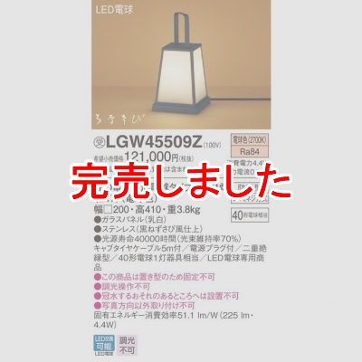 ѥʥ˥å LEDץ ŵ忧 ַ ɱ Ϥʤ ڼʡ LGW45509Z