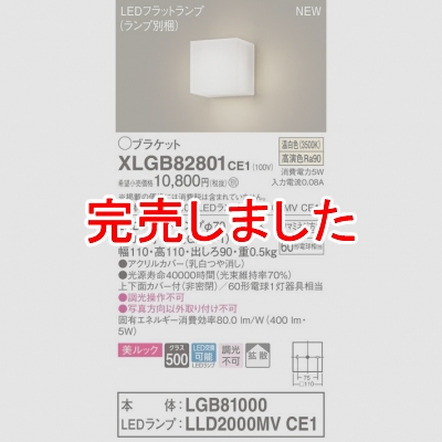 ѥʥ˥å LEDѥȥ֥饱å  ľշ å岼̥С Ȼ XLGB82801CE1