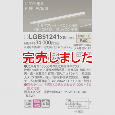 ѥʥ˥å LED饤 L1000 Ÿ¢  Ȼ ¦  Ÿ Ĵ LGB51241XG1