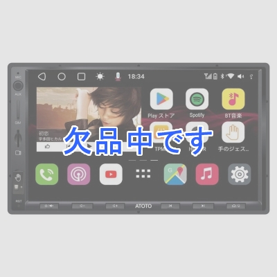 7֥DIN Android ǥηʥ 磻쥹CarPlay& Android Auto HDå꡼ QLED