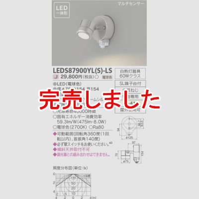  ȥɥݥåȥ饤ȥ󥵡ե LEDS87900YL(S)-LS