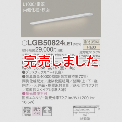 ѥʥ˥å LED饤 L1000  Ȼ ξ¦  Ÿ LGB50824LE1